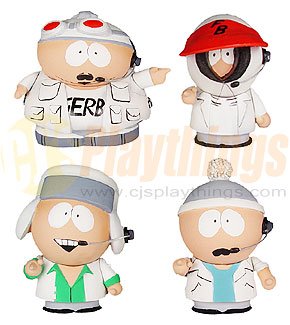 SOUTH PARK Fingerbang BOY BAND DELUXE BOX SET Cartman Kenny Kyle Stan
