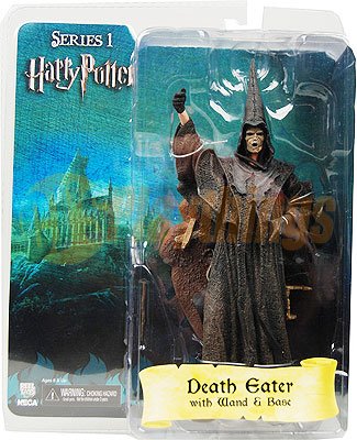NECA Harry Potter Series 1 Death Eater w/ Wand & Base New in Stock