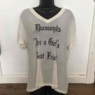 Wildfox Couture Diamonds Best Friends Tee S