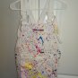 29Rooms 80s Style Paint Splatter Denim White Overalls Port West Brand S