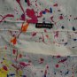 29Rooms 80s Style Paint Splatter Denim White Overalls Port West Brand S