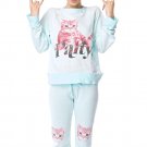 wildfox PARTY CAT DESTROYED KITTY SWEATER Long Sleeve TOP