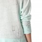 wildfox PARTY CAT DESTROYED KITTY SWEATER Long Sleeve TOP