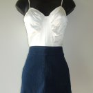 VTG MP BLACK METRO PARK Denim Romper XS