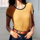 Urban Outfitters project social tee Molly Ringer Yellow T  Sz S