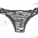 Black Floral BEACH RIOT BIKINI BOTTOM S