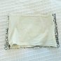 ANEMONE silver sequin bandeau top bralette White
