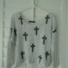Foreign Exchange CROSSES White Knit TOP