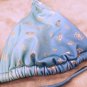 GUESS INSIGNIA Swimwear BLUE String Triangle bikini top M
