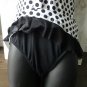 Kenneth Cole REACTION POLKA DOT SWIMSUIT SKIRTED white black Swimwear S