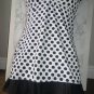 Kenneth Cole REACTION POLKA DOT SWIMSUIT SKIRTED white black Swimwear S