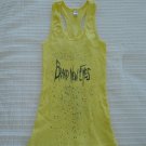 Paramour Band BRAND NEW EYES Yellow Tank top rock band fanwear sz S