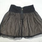 Sans Souci Black Lace Tie Skirt S
