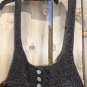 AVEC Overall Halter Sequin Dress Black s