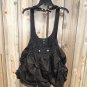 AVEC Overall Halter Sequin Dress Black s