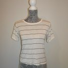 John Gault BRANDY MELVILLE WHITE STRIPED TEE TSHIRT OS