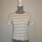 John Gault BRANDY MELVILLE WHITE STRIPED TEE TSHIRT OS