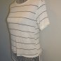 John Gault BRANDY MELVILLE WHITE STRIPED TEE TSHIRT OS