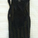 Steel links tank top Black sz S