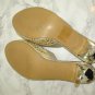 Bolaro RHINESTONE GOLD HEELS 8.5