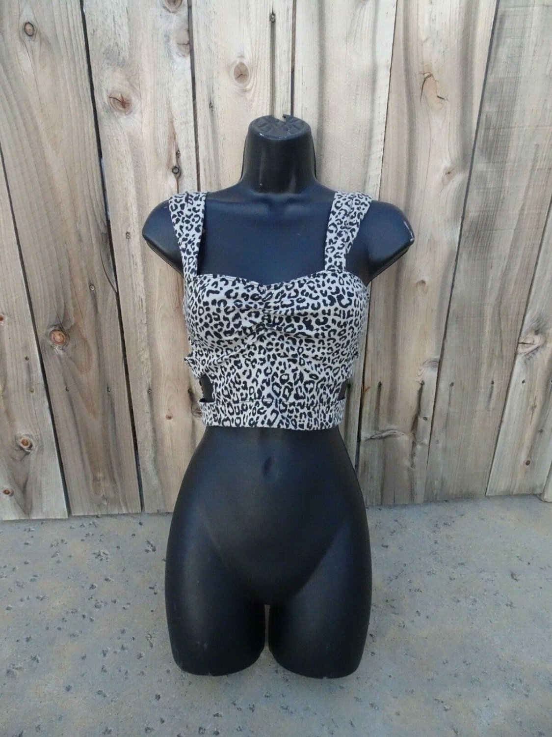 Leopard Crop top  XS Animal Print