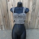 Leopard Crop top  XS Animal Print