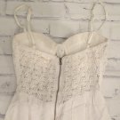 Reverse WHITE LACE MINI DRESS SZ S