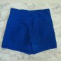Foreign Exchange BRIGHT BLUE JEAN Button SHORTS S