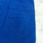 Foreign Exchange BRIGHT BLUE JEAN Button SHORTS S