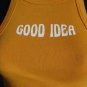 F21 GOOD IDEA Crop Top Tank S Mustard Gold