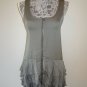 H&M Ruffle Bottom Dress Grey Ss 2
