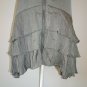 H&M Ruffle Bottom Dress Grey Ss 2
