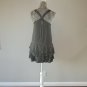 H&M Ruffle Bottom Dress Grey Ss 2