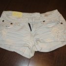 MACHINE DENIM JEAN SHORTS Lt Blue SZ S W26