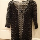 VTG black swim cover / Cutout jacket