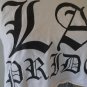 LA PRIDE Crop tee t-shirt WHITE M Show Some Pride LA