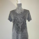 HEART OF CHAINS Grey tee TSHIRT S by Maxi