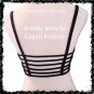 BRANDY MELVILLE Caged Cropped Bralette Black S
