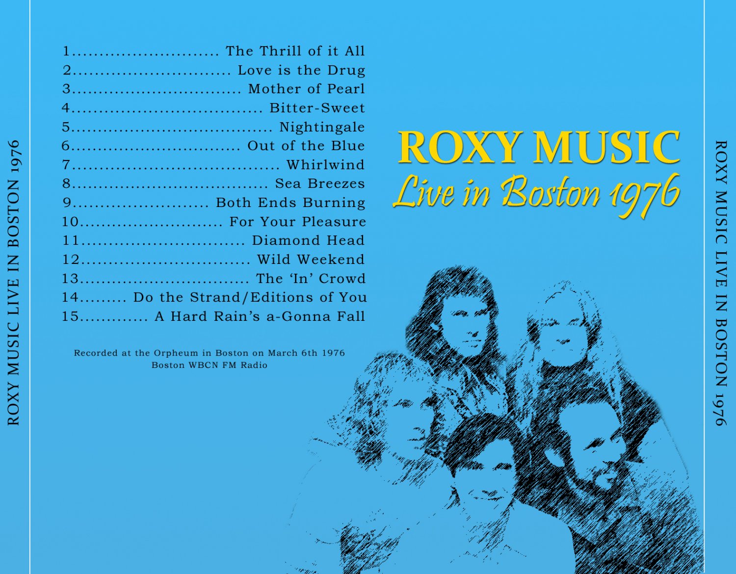 ROXY MUSIC LIVE IN BOSTON 1976 CD
