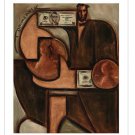 Abraham Lincoln Penny Abe Canvas Art Print Founding Father Money Artwork