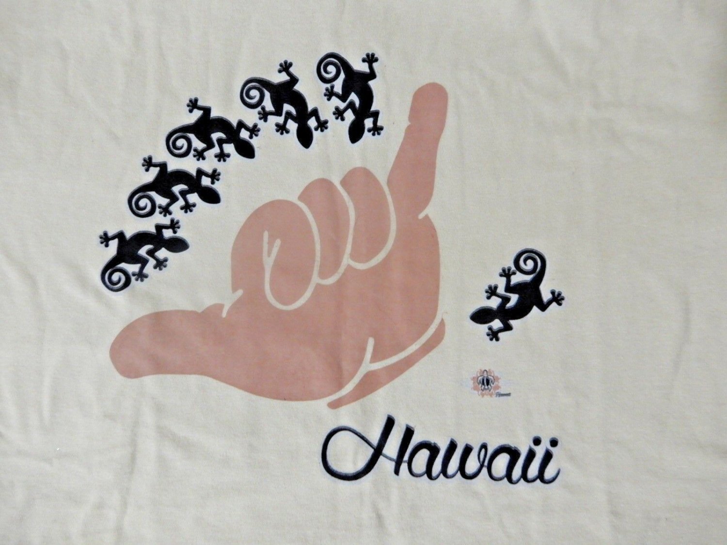 Optima Cotton Wear Silver Men's TShirt Size XL Hawaii Short Sleeve