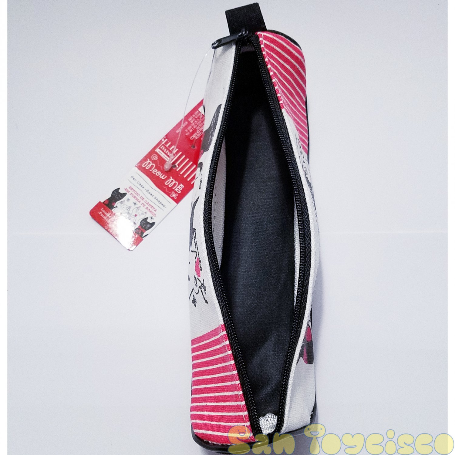 Stationery PEN CASE Cat Neko Art Pencil 2.36 x 8.27 in Daiso Japan (388817)
