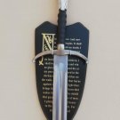 Sword Longclaw Jon snow game of Thrones with wall plaque scale 1:1 Sword Longclaw Jon snow game of Thrones with wall plaque scale 1:1