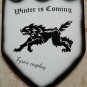 Sword Longclaw Jon snow game of Thrones with wall plaque scale 1:1