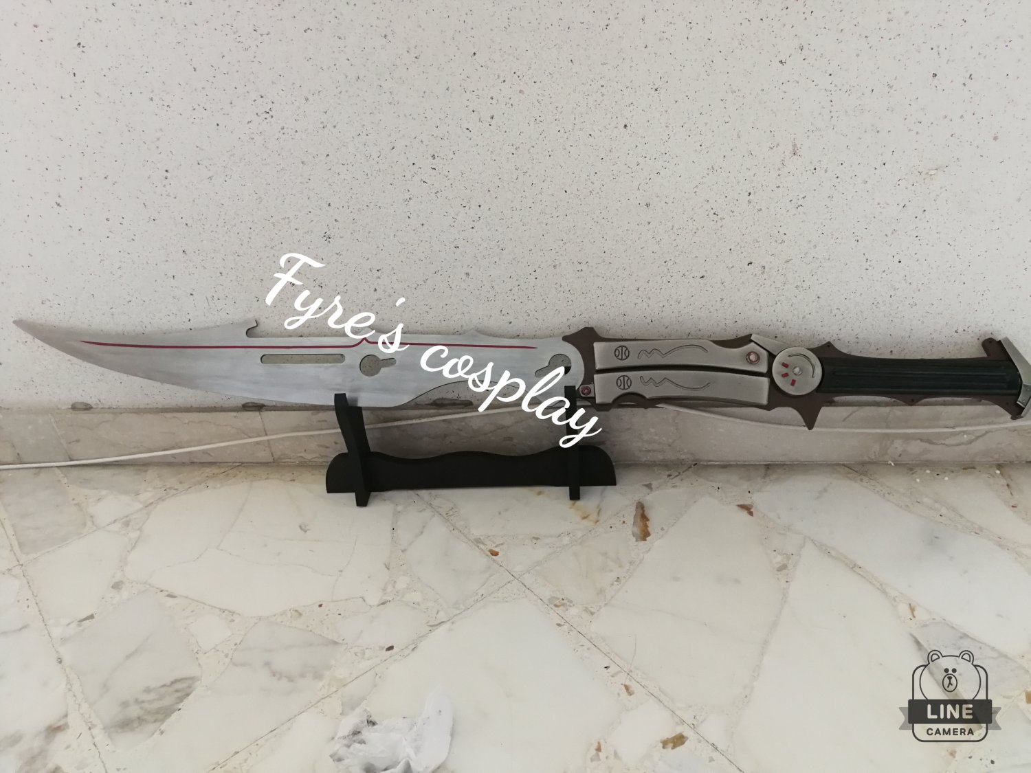 sword katana lightning final fantasy gunblade Blazefire Saber