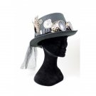 BLACK CYLINDER STEAMPUNK HAT