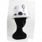 WHITE CYLINDER STEAMPUNK HAT