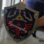 Legend of zelda link link's shield ocarina triforce steel acciaio Hylian sheild of zelda