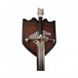 Sword Longclaw Jon snow game of Thrones with wall plaque scale 1:1