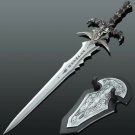 World of warcraft Lich Frostmourne sword blade video game fantasy Frostmourne's sword